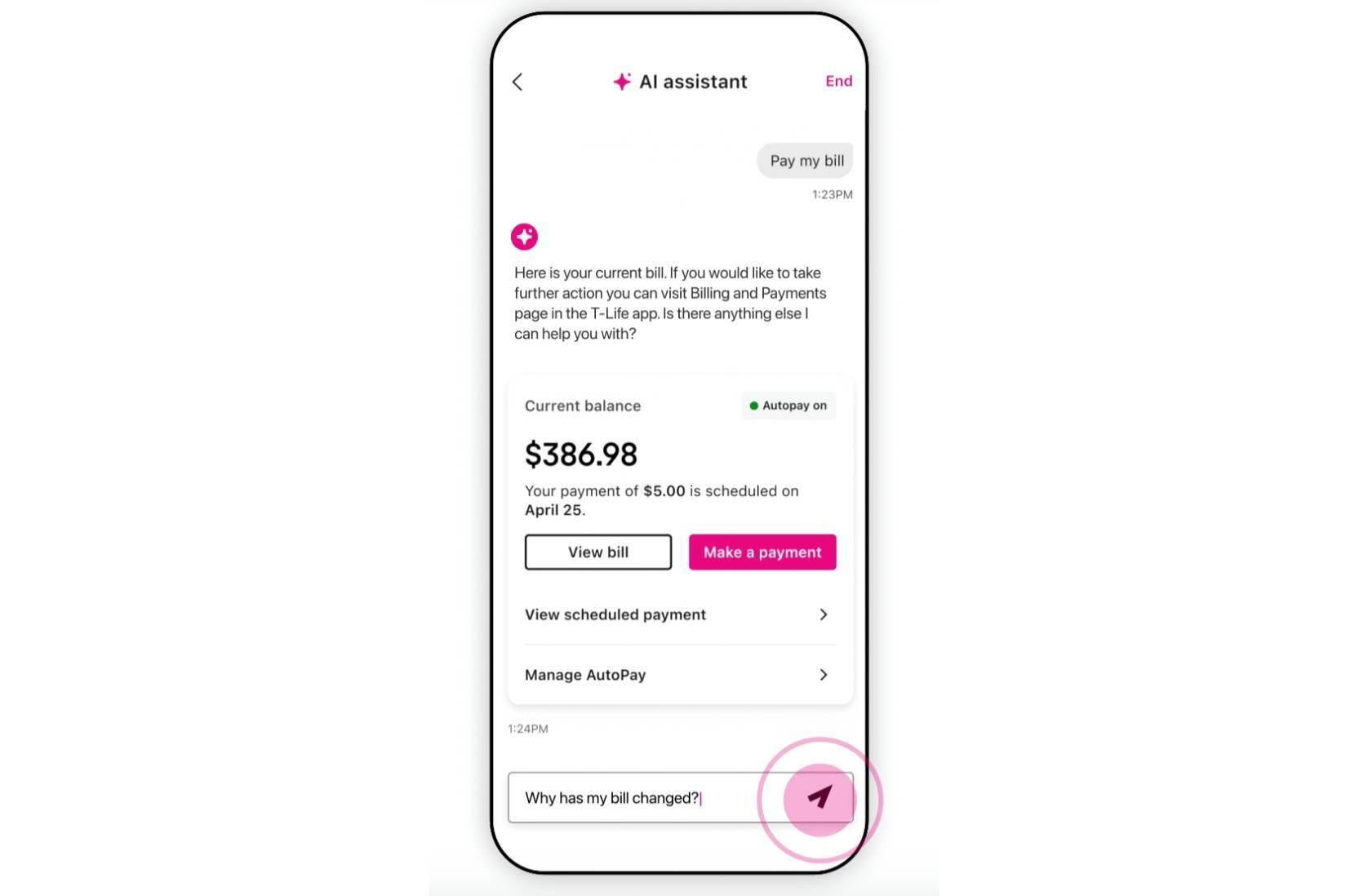 T-Mobile T-Life AI new features
