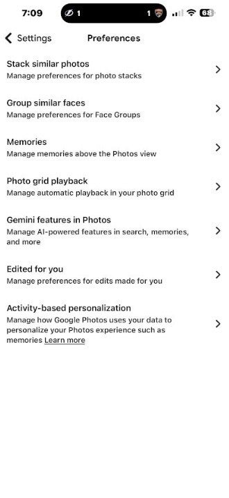 Screenshot shows Google Photos for Android page where you will find the new feature when it arrives.