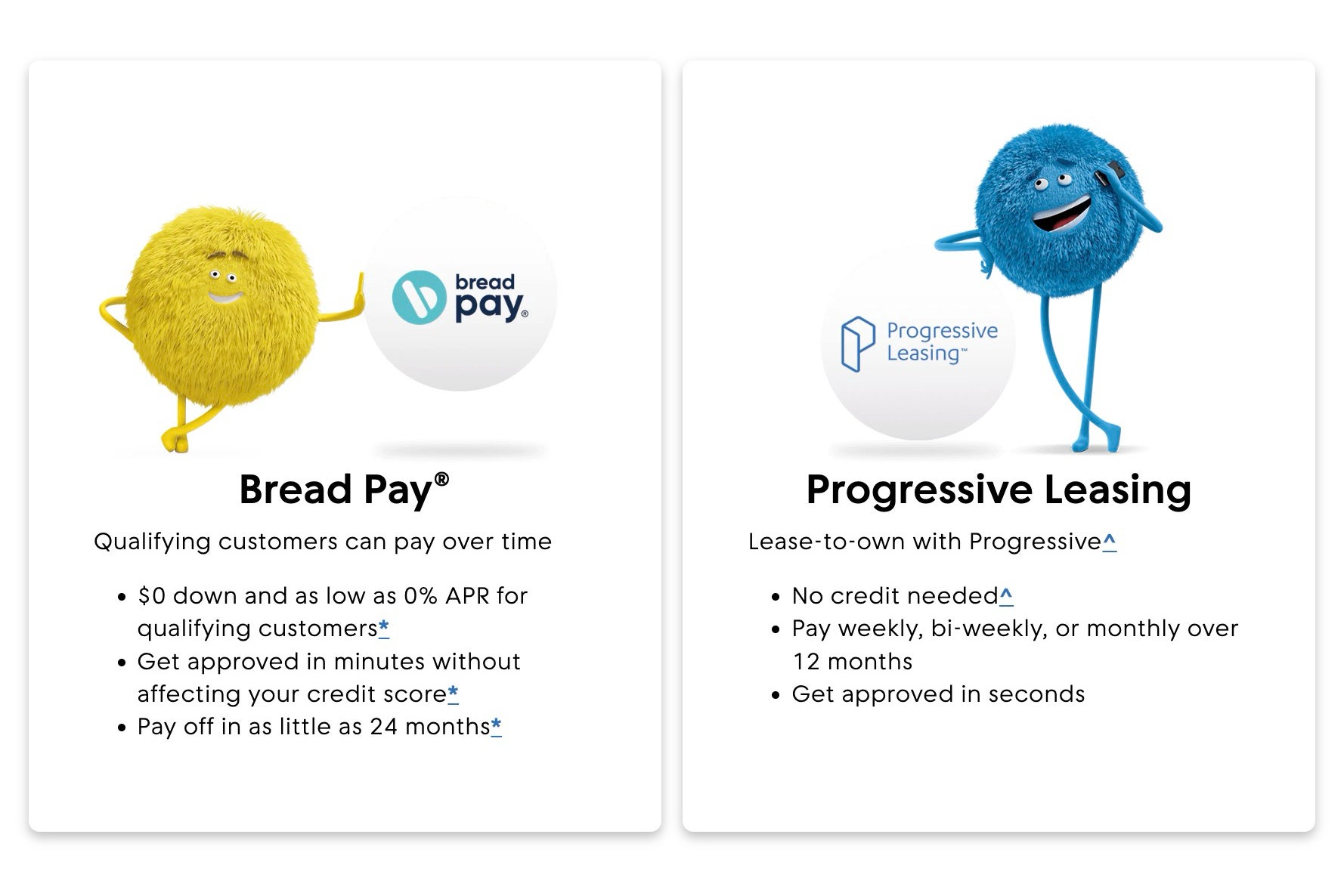 Cricket payment plan comparison table
