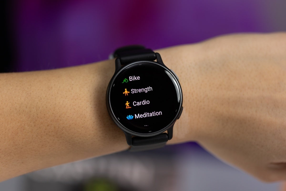 You can obviously track all sorts of activities on the ultra-affordable Vivoactive 5. | Image Credit -- PhoneArena - Hefty new discount makes the Garmin Vivoactive 5 probably the best budget smartwatch to get today