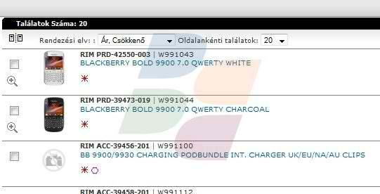 White BlackBerry Bold 9900 quietly pops up in a T-Mobile Hungary reseller slide