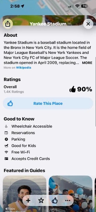 Screenshot shows new Google Maps feature.