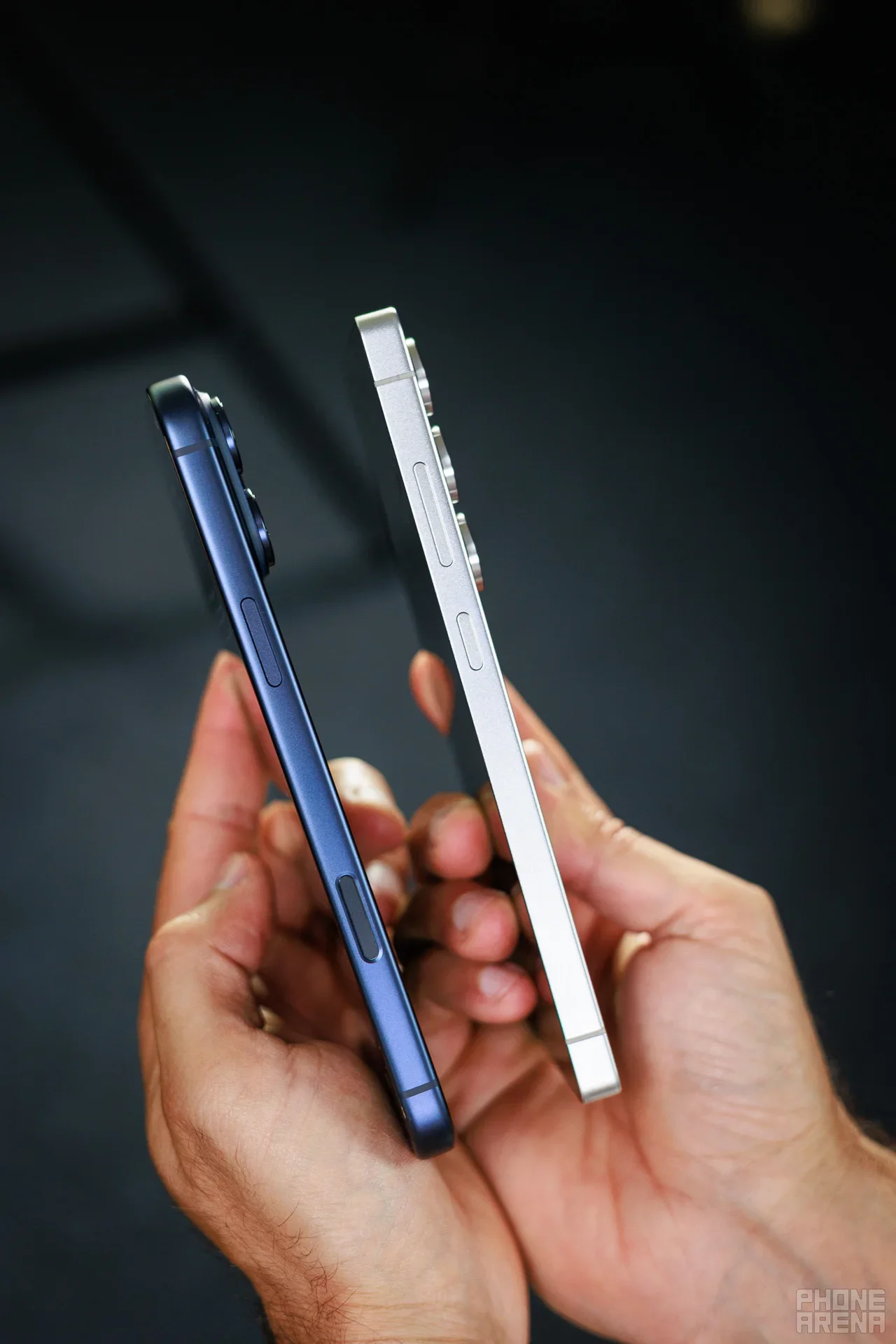 iPhone 17 Pro Max vs Galaxy S25 Ultra. | Image by PhoneArena - The Galaxy and the iPhone finally go their separate ways, maybe to never come together again?