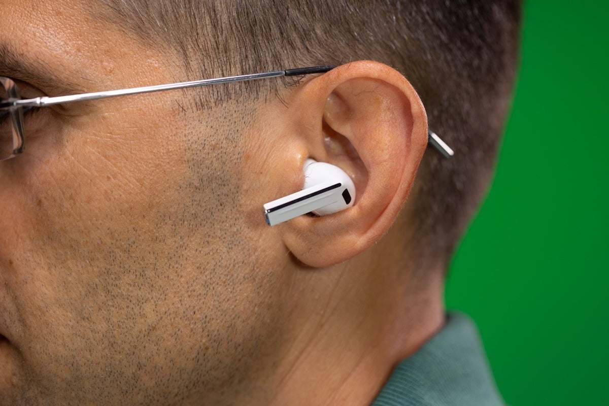 The Galaxy Buds 3 Pro look just about as premium as they sound. | Image Credit -- PhoneArena - Audiophiles, rejoice: Samsung's premium Galaxy Buds 3 Pro are on sale at huge Black Friday discounts