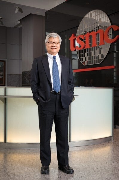 Photo of TSMC CEO C.C. Wei.