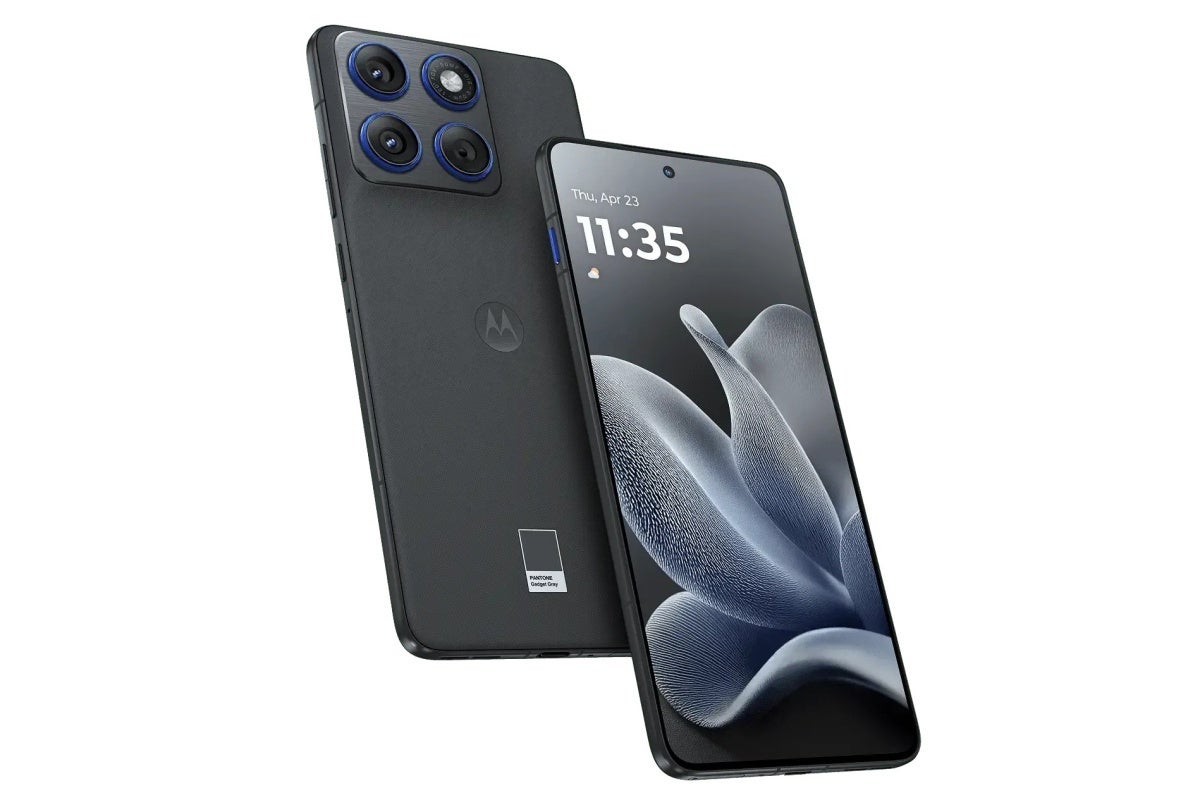 Motorola Edge 70 in Pantone Gadget Gray color