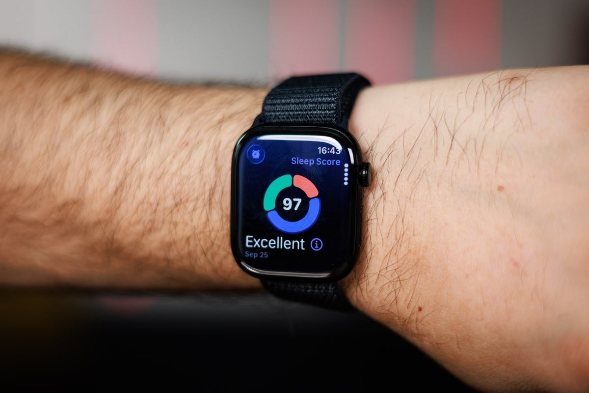 This is just one of the Series 11&#039;s many helpful tools. | Image Credit -- PhoneArena - The unbeatable Apple Watch Series 11 just got cheaper than ever with Amazon&#039;s Cyber Monday sale