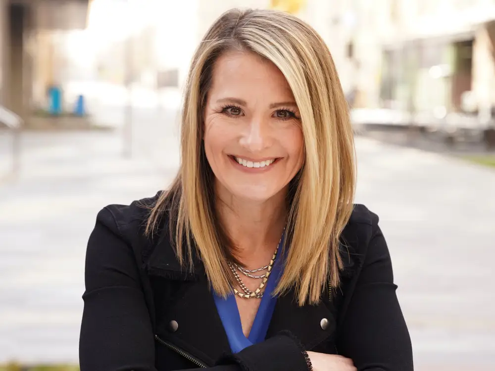 A portrait of a woman.