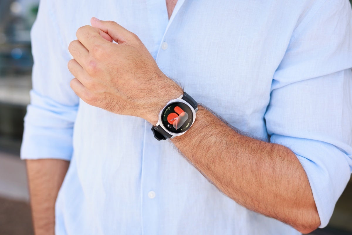 Samsung Galaxy Watch 8 on wrist