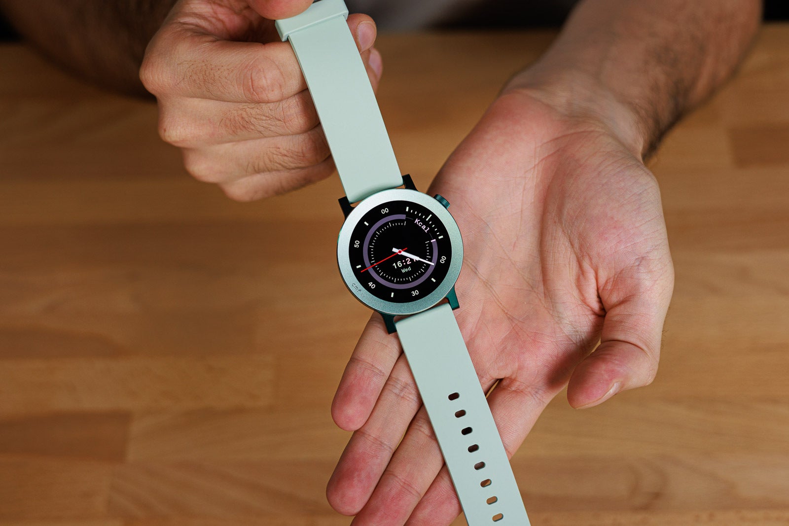 650 nits are enough on a murky autumn&#039;s day | Image by PhoneArena - I spent a week with this $99 smartwatch. Is it a Pixel Watch killer?