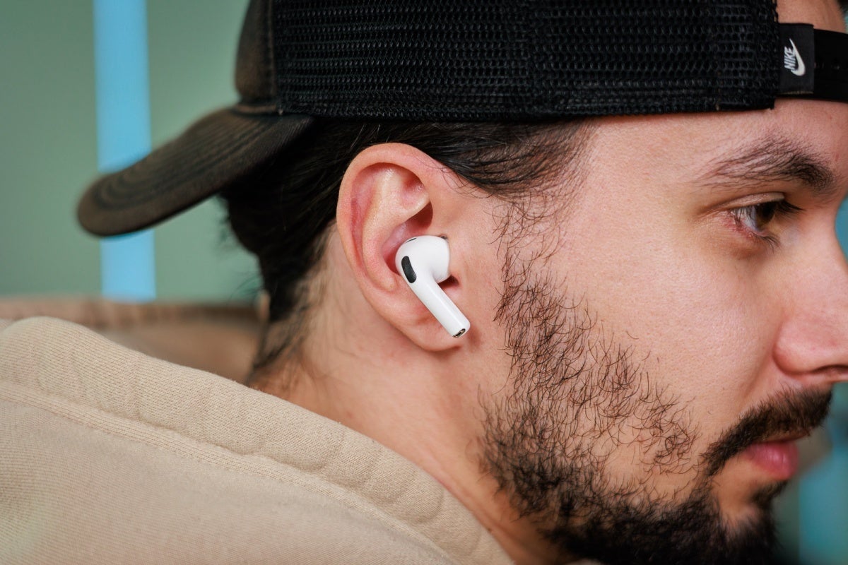 The AirPods Pro 3 are powerful, they can keep an eye on your health during workouts, and they look good in your ears. | Image Credit -- PhoneArena - Just in time for Christmas, Apple&#039;s breathtaking AirPods Pro 3 are back down to a record low price