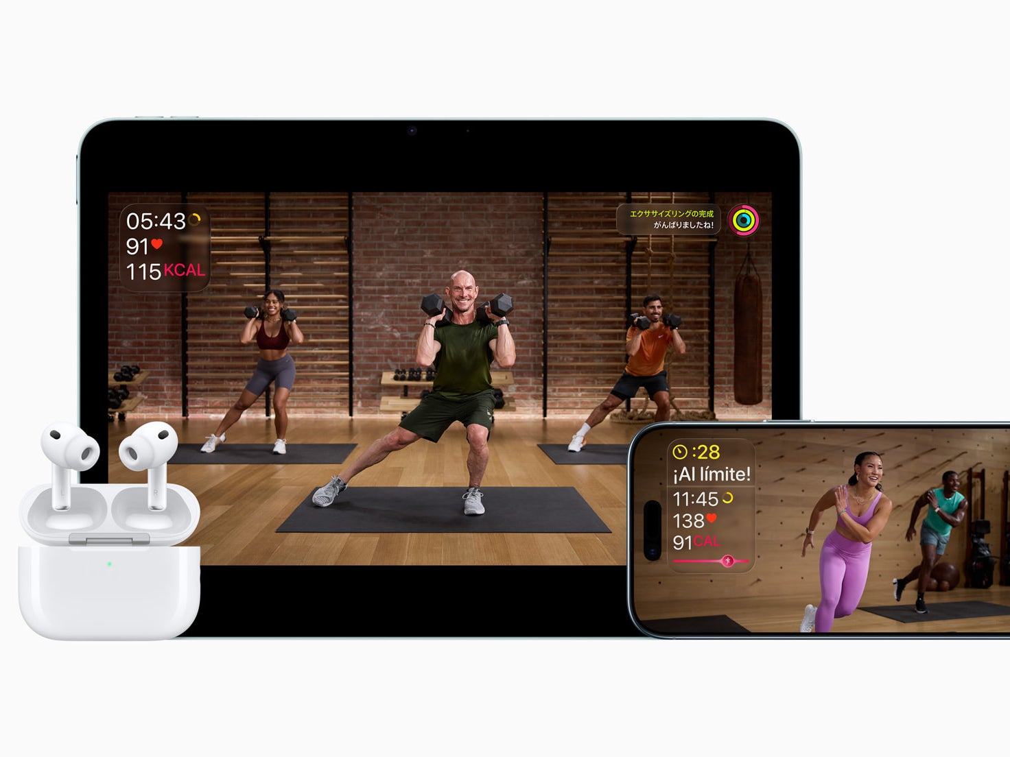 Apple Fitness + courses in dubbed languages