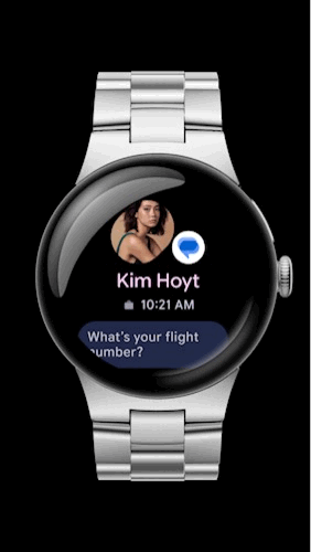 Pixel Watch Smart Replies