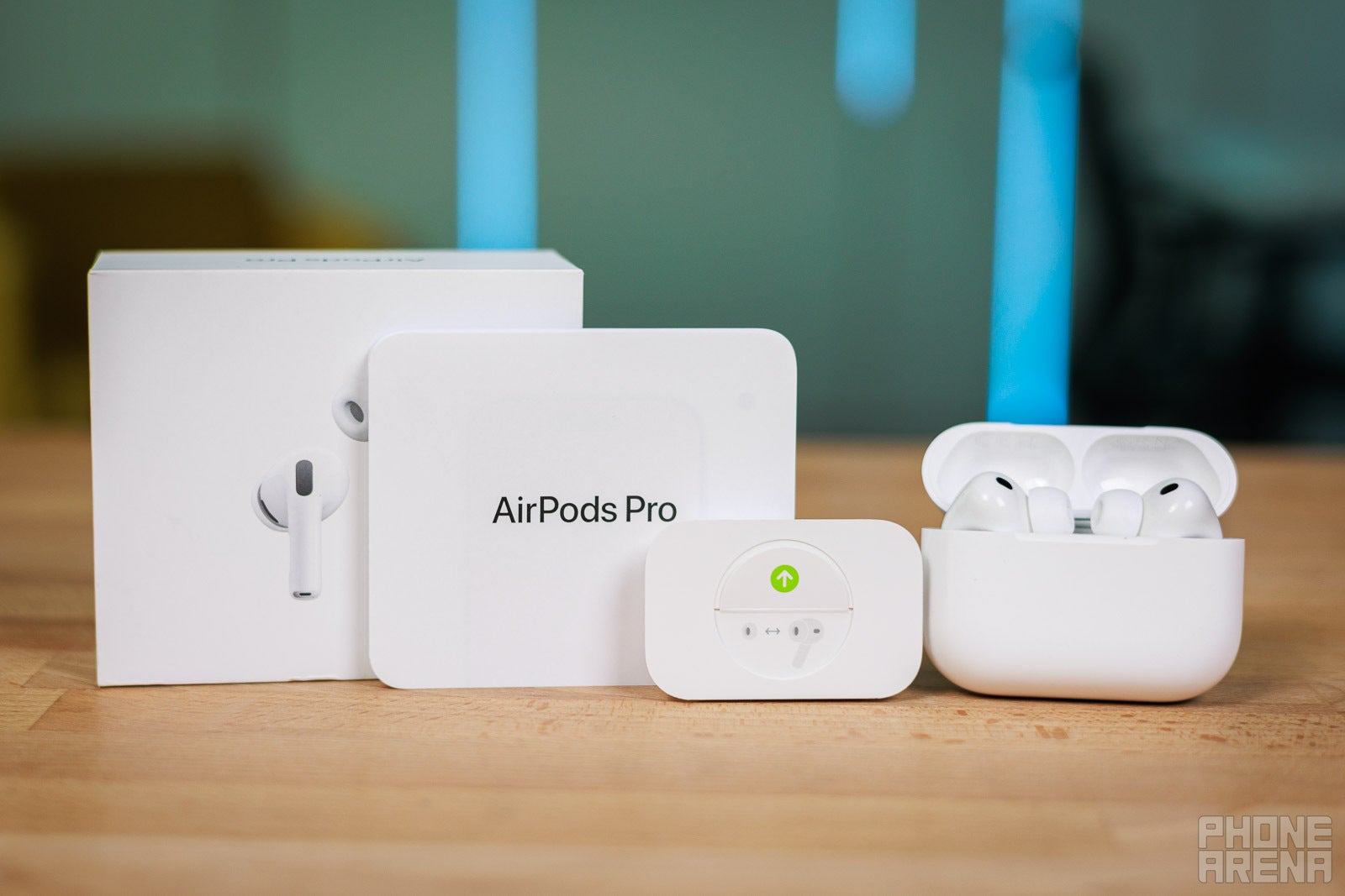 4 extra tip sizes found in that tiny container in the middle (Image credit - PhoneArena) - AirPods Pro 3: absurdly good, still missing what we want
