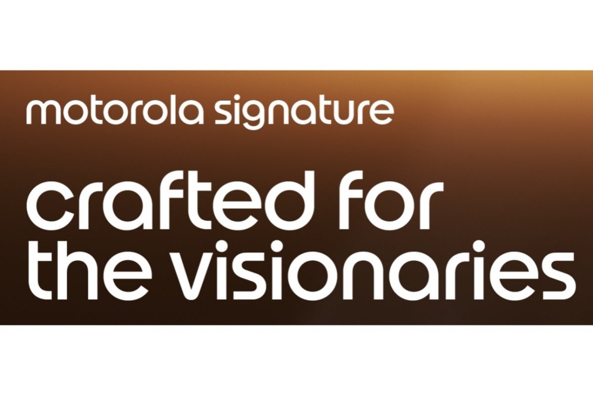 Leaked Motorola Signature publicity slogan