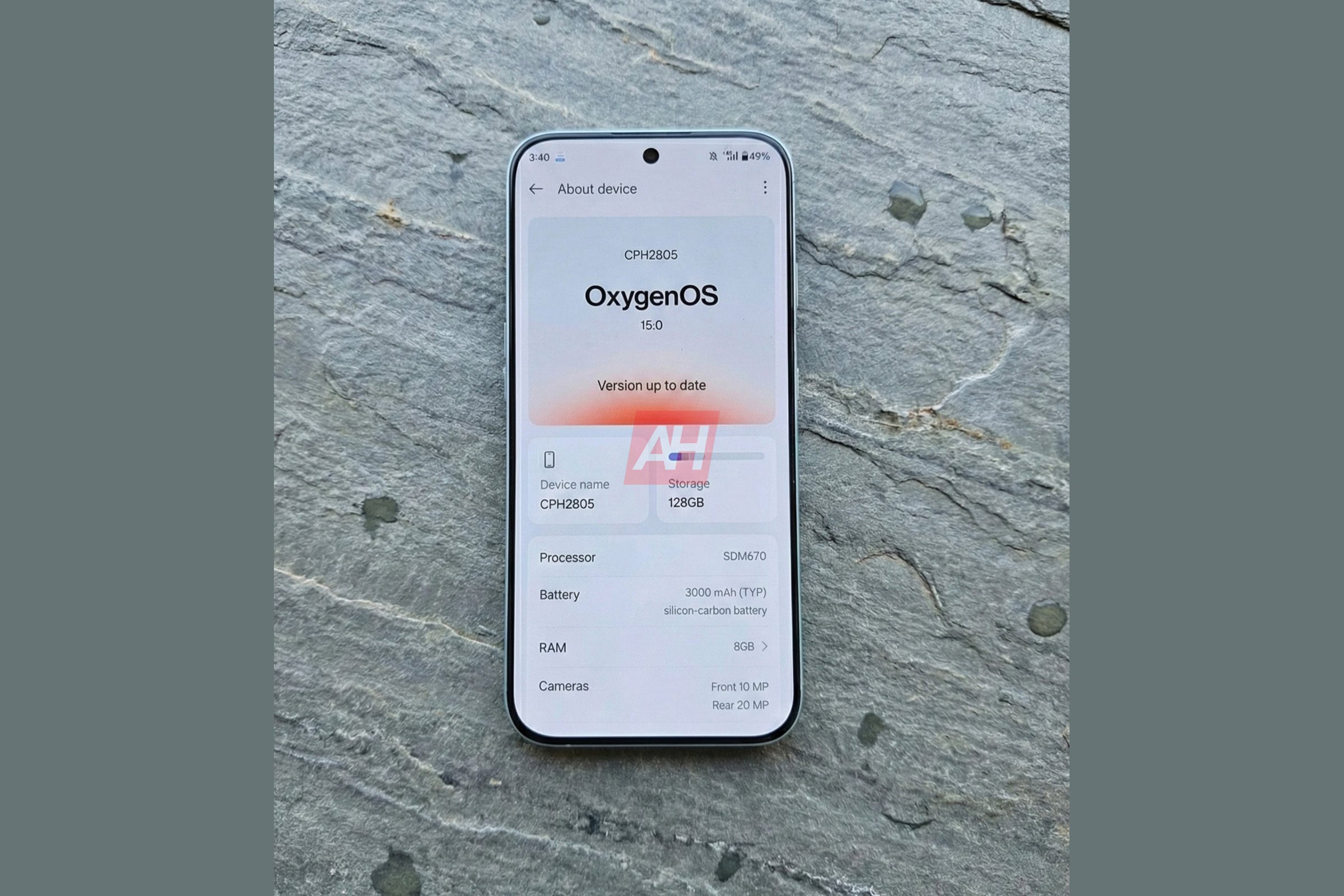 Leaked photo of the OnePlus Turbo
