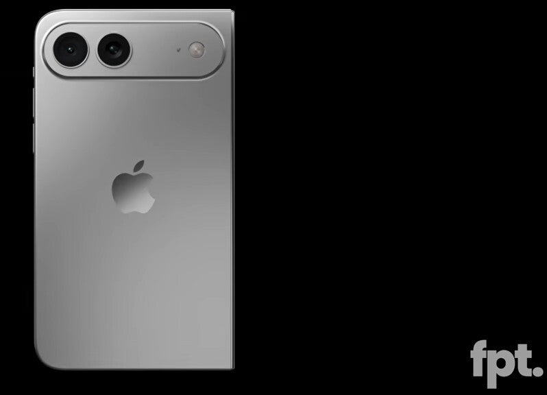 Render of the iPhone Fold.
