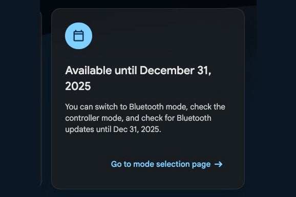 Deadline for converting Stadia controller to bluetooth mode