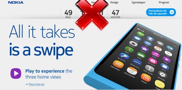 Nokia N9 countdown timer disappears confusing early wannabe MeeGo adopters