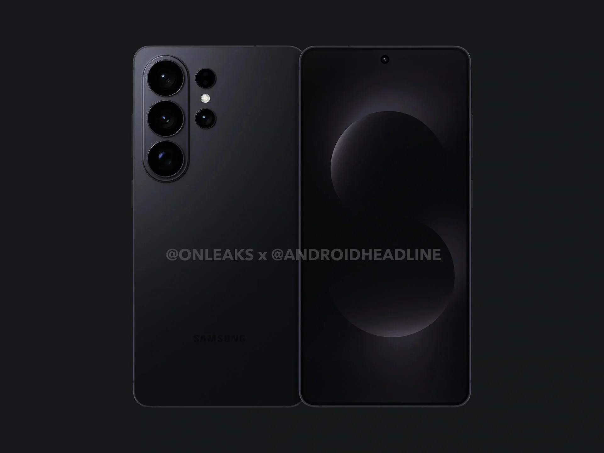 Another render of the Galaxy S26 Ultra.