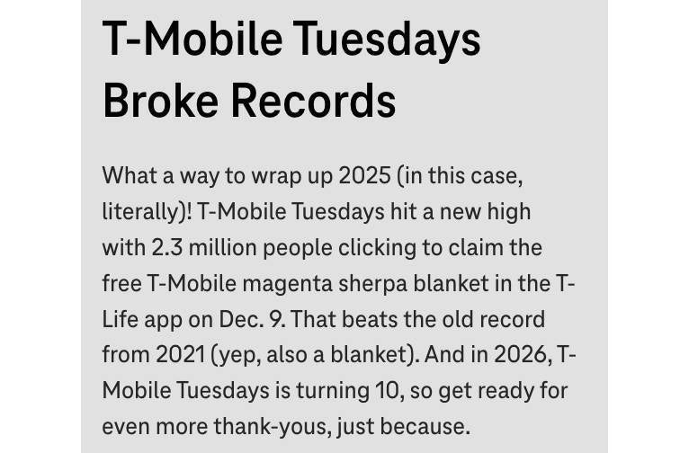 T-Mobile Tuesdays 2026
