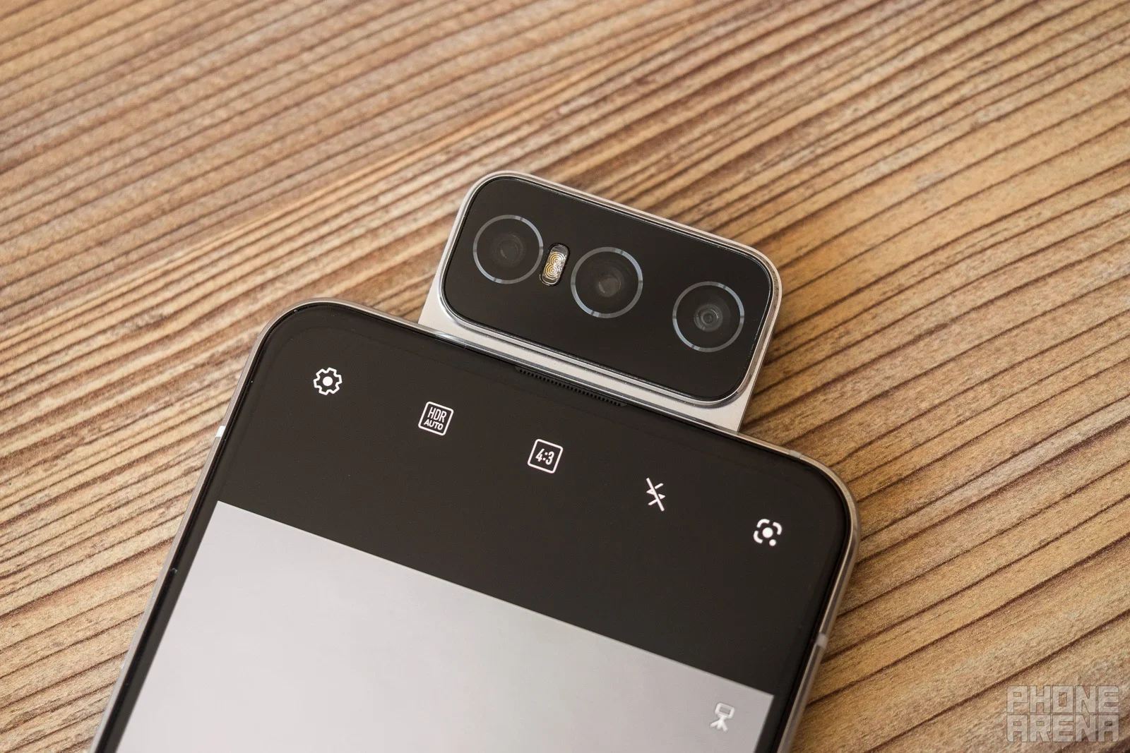 The flip up camera of the Zenfone 7 Pro was an interesting solution to the edge-to-edge display problem | Image by PhoneArena - The Robot Phone is a bad idea &mdash; and that&rsquo;s exactly why it matters