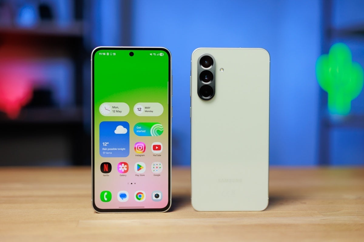 Samsung Galaxy A56 front and back