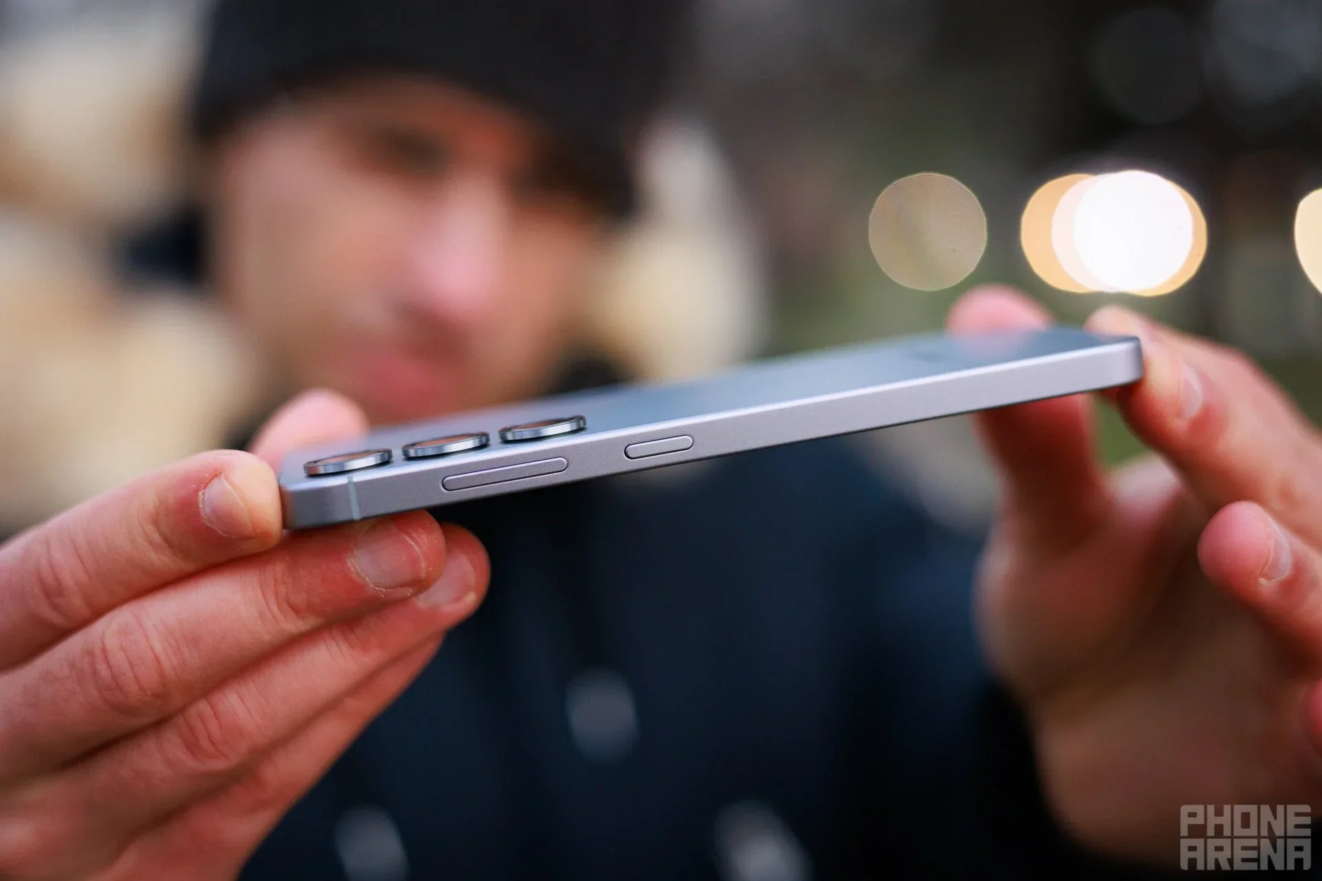 A man holding a phone.