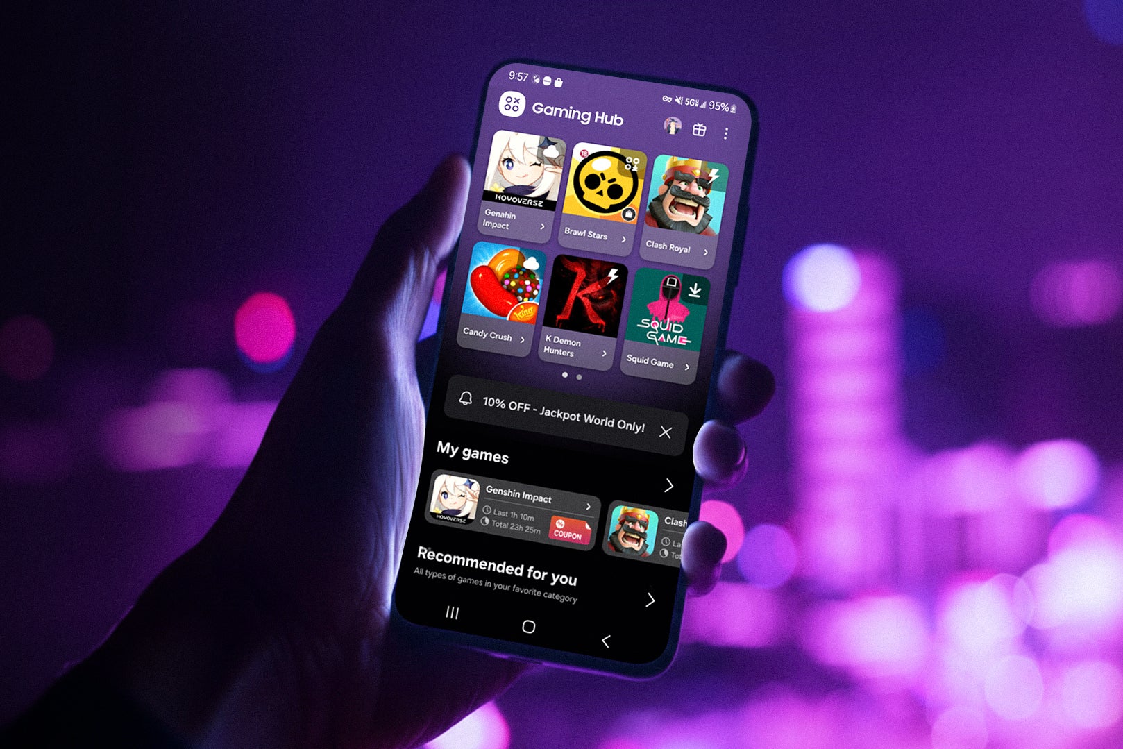 Samsung Mobile Gaming Hub 8.0 