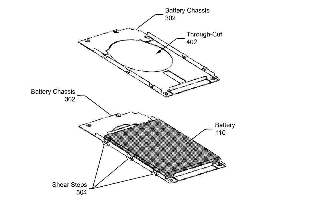 Clear look at the battery chassis |&amp;nbsp;Image credit&mdash;Patent for grounding of a removable battery subassembly of an electronic device - The Google Pixel 11 Pro Fold could actually come with a removable battery