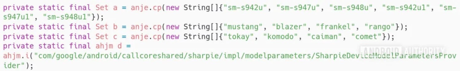 Code of Phone by Google app.