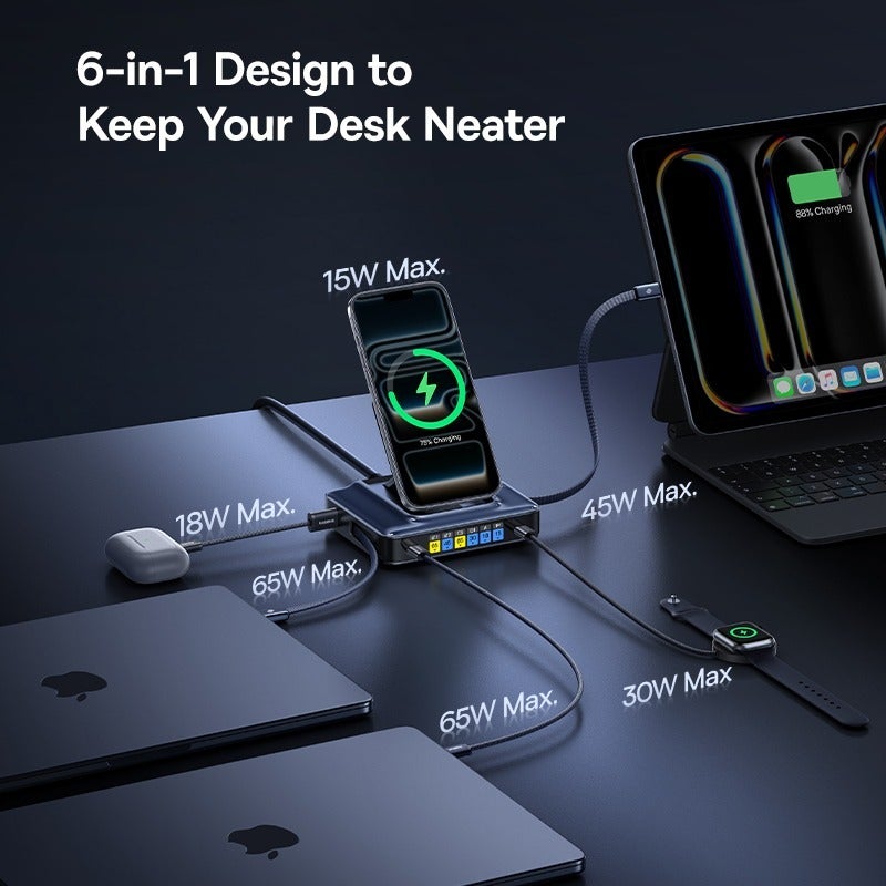 Declutter your work space with zero compromise: Baseus Nomos II is the ultimate power hub