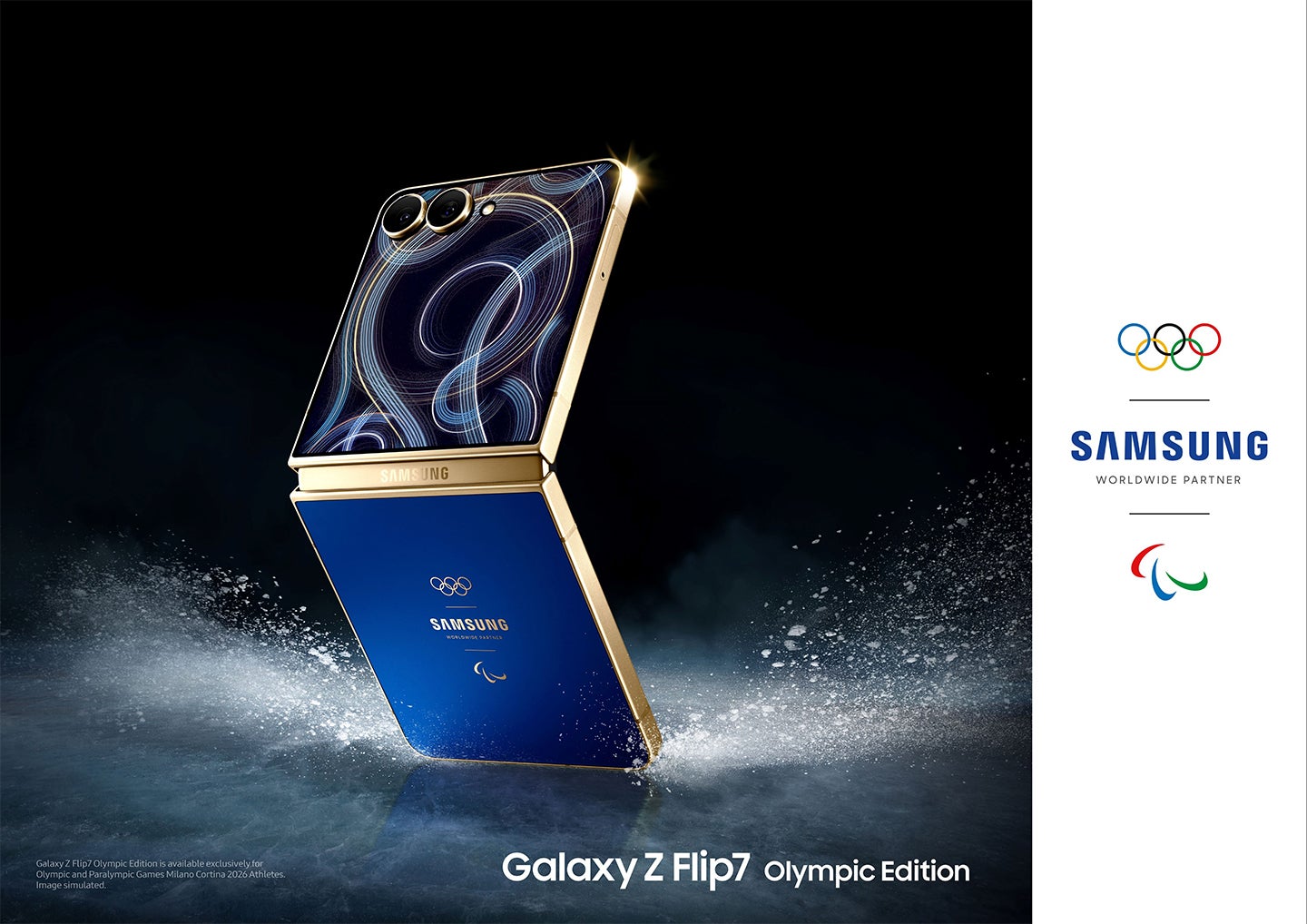 Galaxy Z Flip 7 Olympic Edition. 