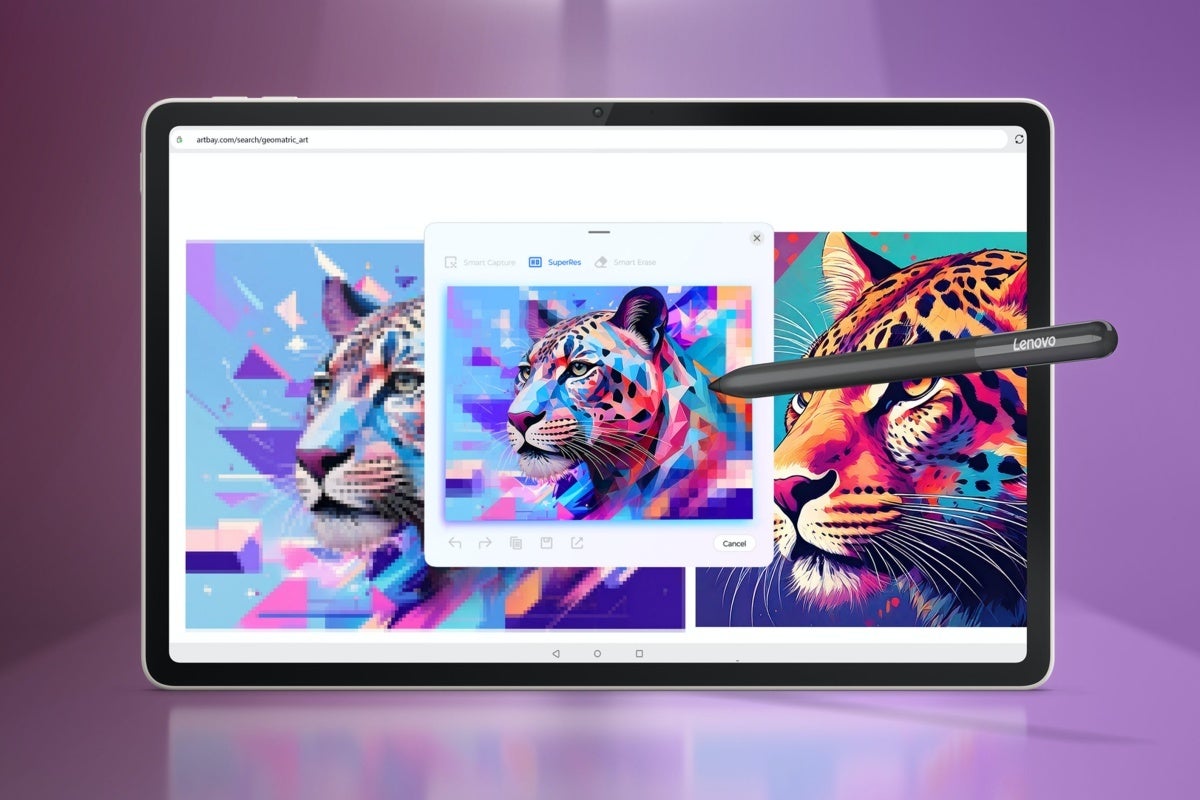 Lenovo Yoga Tab with stylus