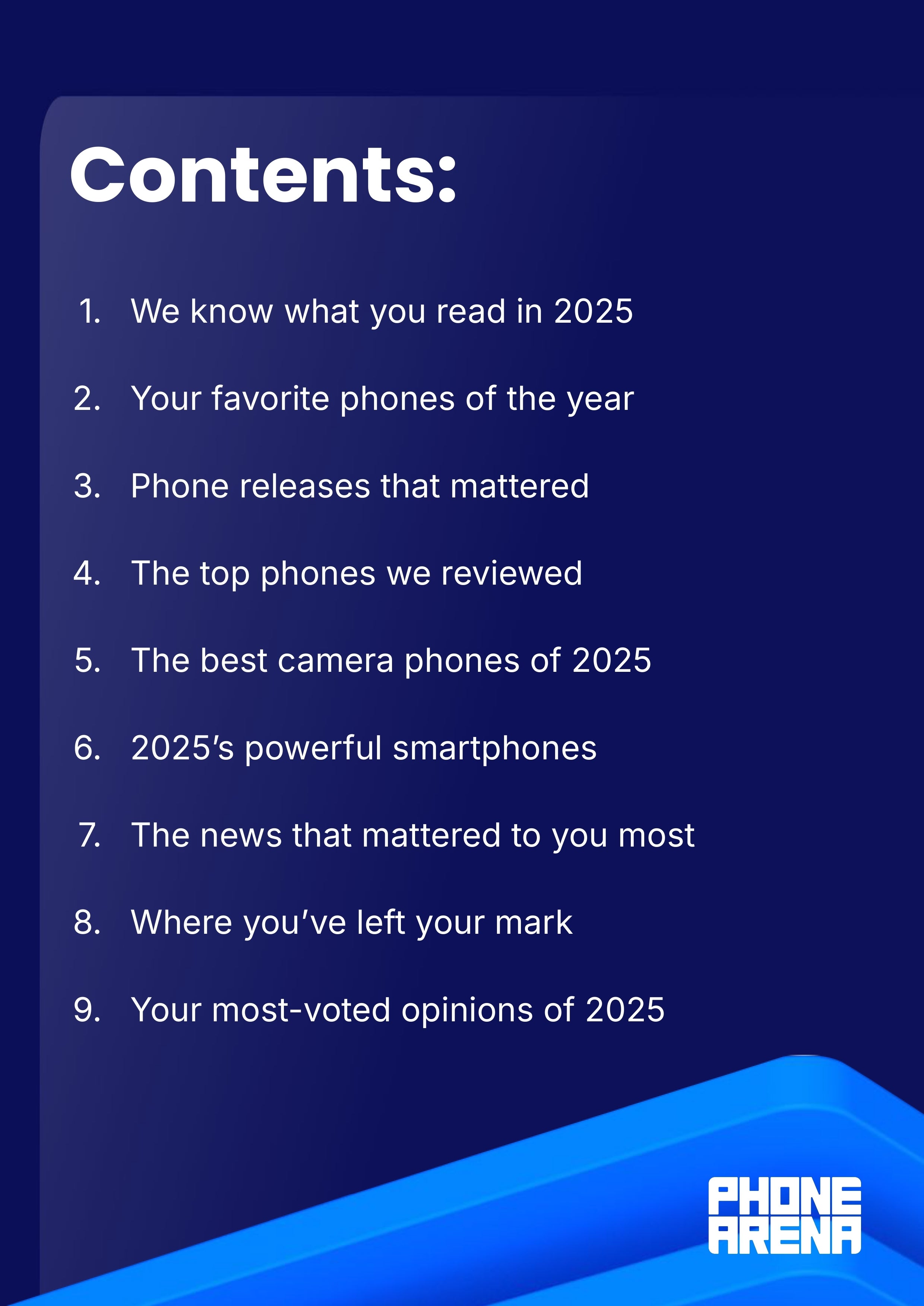 PhoneArena Wrapped 2025: your year in tech, decoded