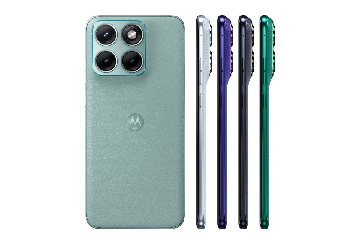 Those are some pretty attractive colorways, and that's quite a thin profile (camera hump notwithstanding). | Image Credit -- Evan Blass on X - Huge new Motorola Edge 70 Fusion leak leaves (almost) no question unanswered