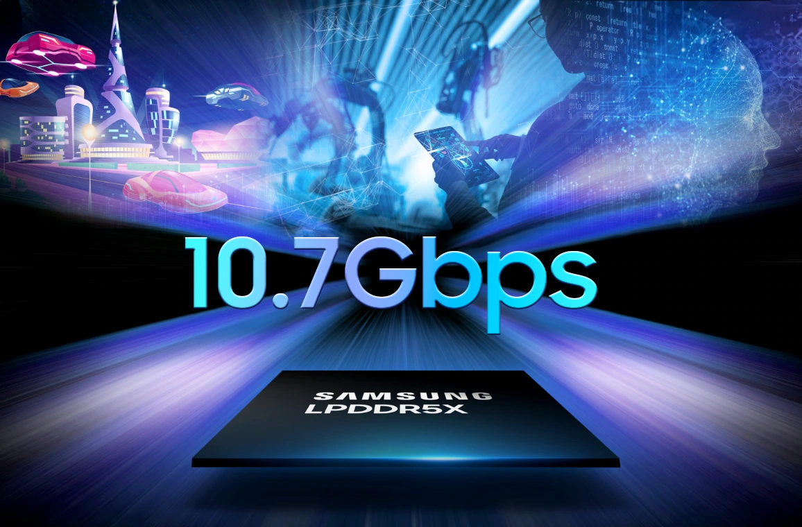 LPDDR5X has huge potential, but future DRAM technologies will quickly make it seem obsolete. | Image by Samsung - Samsung has reportedly sent LPDDR6X samples even before the LPDD6 release