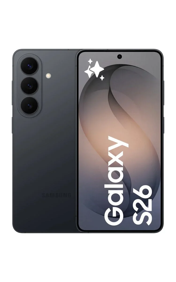 Galaxy phone in black.