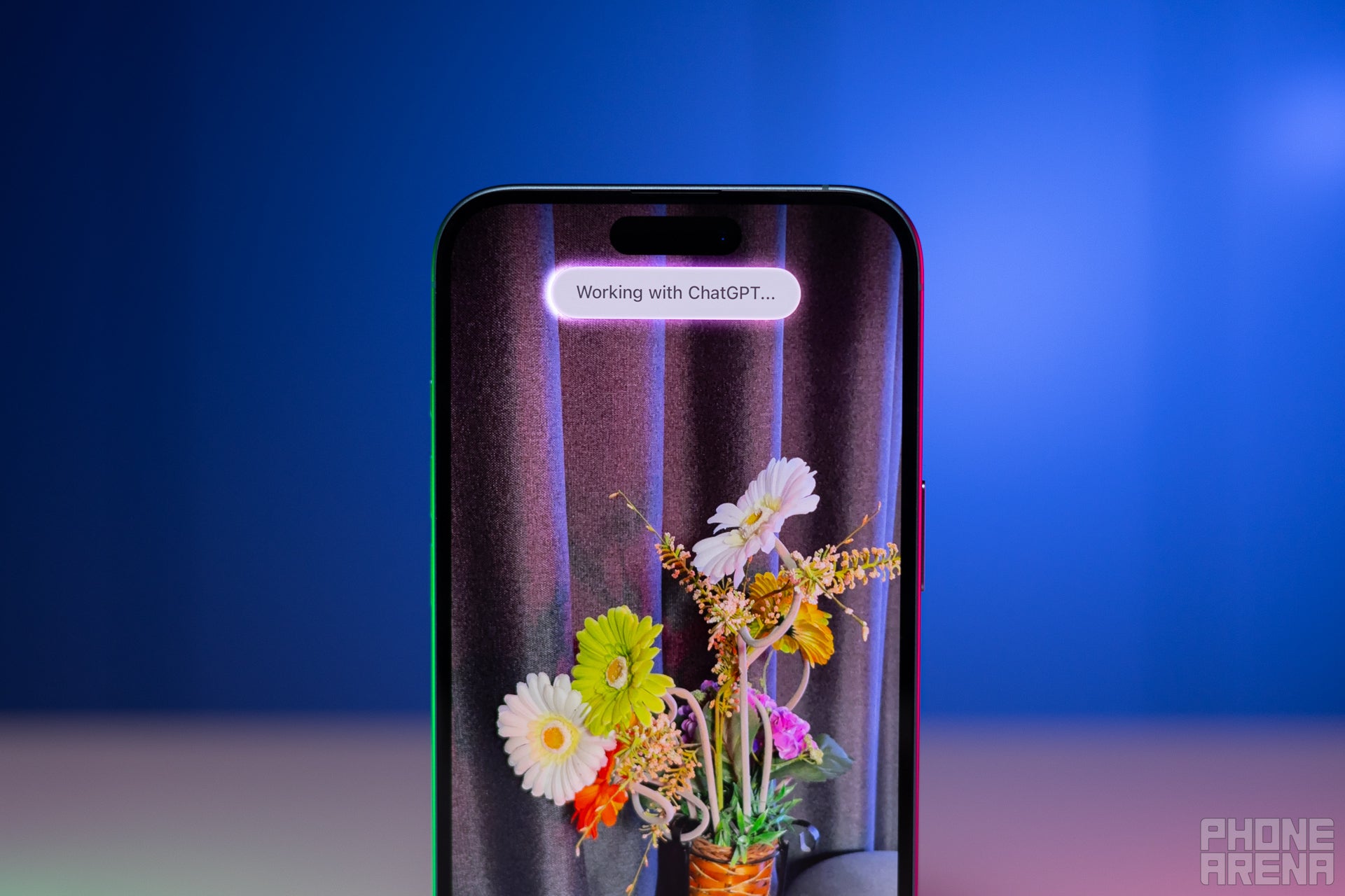 Apple AI casually asking ChatGPT for help&amp;nbsp;| Image by PhoneArena - AI agents on my phone? No thanks, I still can&rsquo;t trust a simple Google search