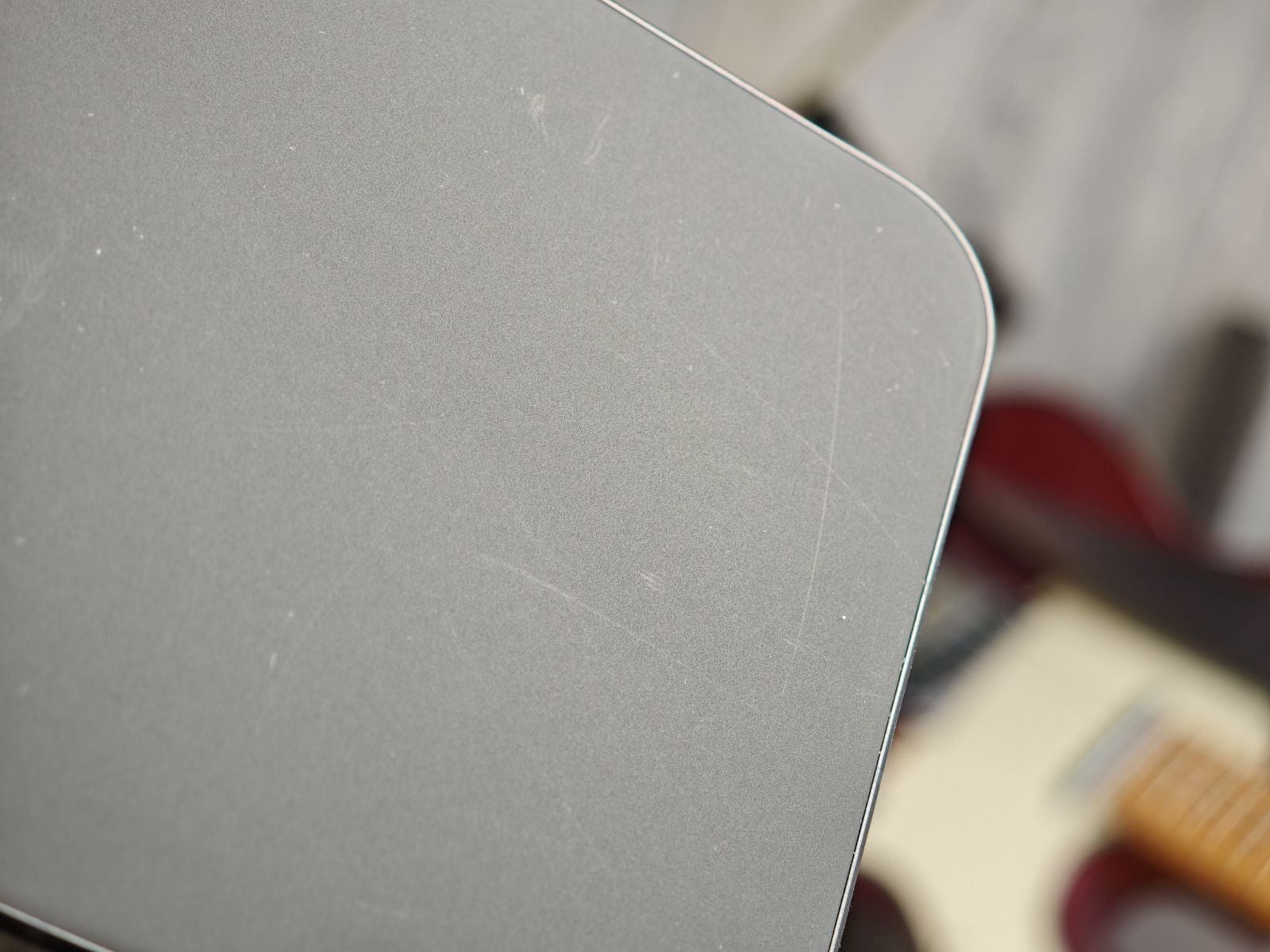 After a week of carelessness, some scratches were permanently etched in the surface | Image by PhoneArena - Тhe OnePlus 15 has one issue no one talks about