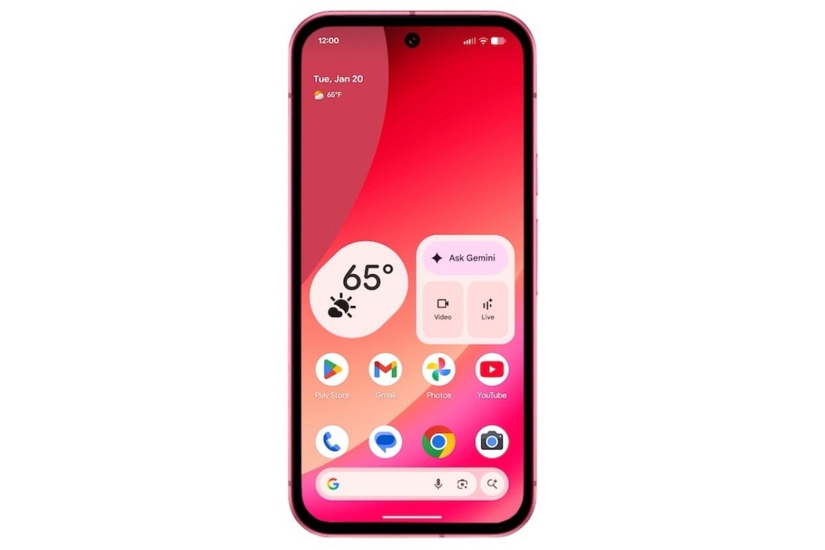 This picture doesn't exactly do the Berry color justice, but trust me, it's gorgeous. | Image by Tracfone - A US carrier and a European retailer just spoiled Google's Pixel 10a launch
