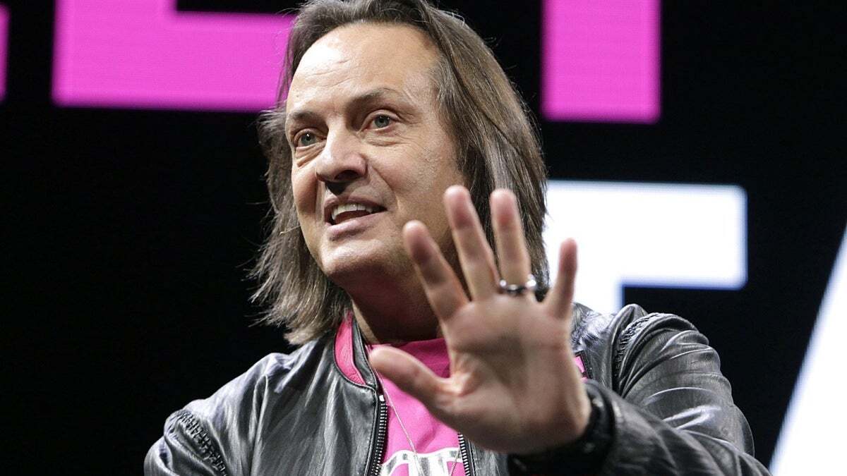 Picture of the charamistic John Legere, the man who made T-Mobile the Un-carrier.