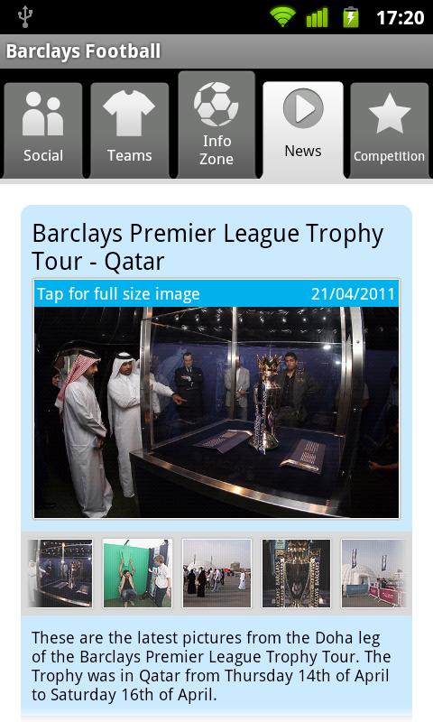 Official Barclays Football app joins the Android fray