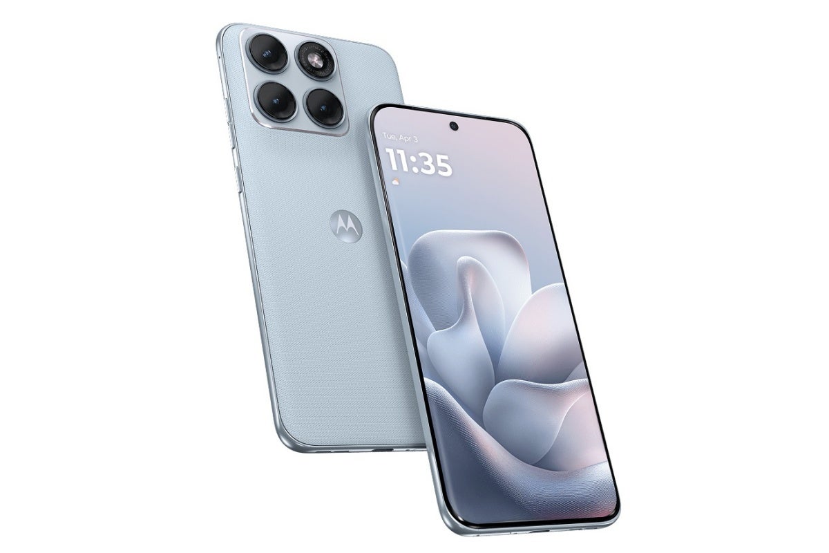 पैनटोन कंट्री एयर में आधिकारिक मोटोरोला एज 70 फ़्यूज़न छवि