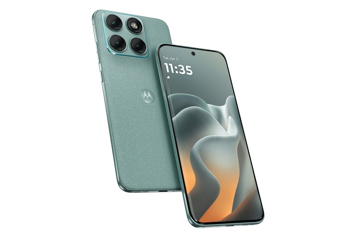 पैनटोन ब्लू सर्फ में आधिकारिक मोटोरोला एज 70 फ़्यूज़न छवि