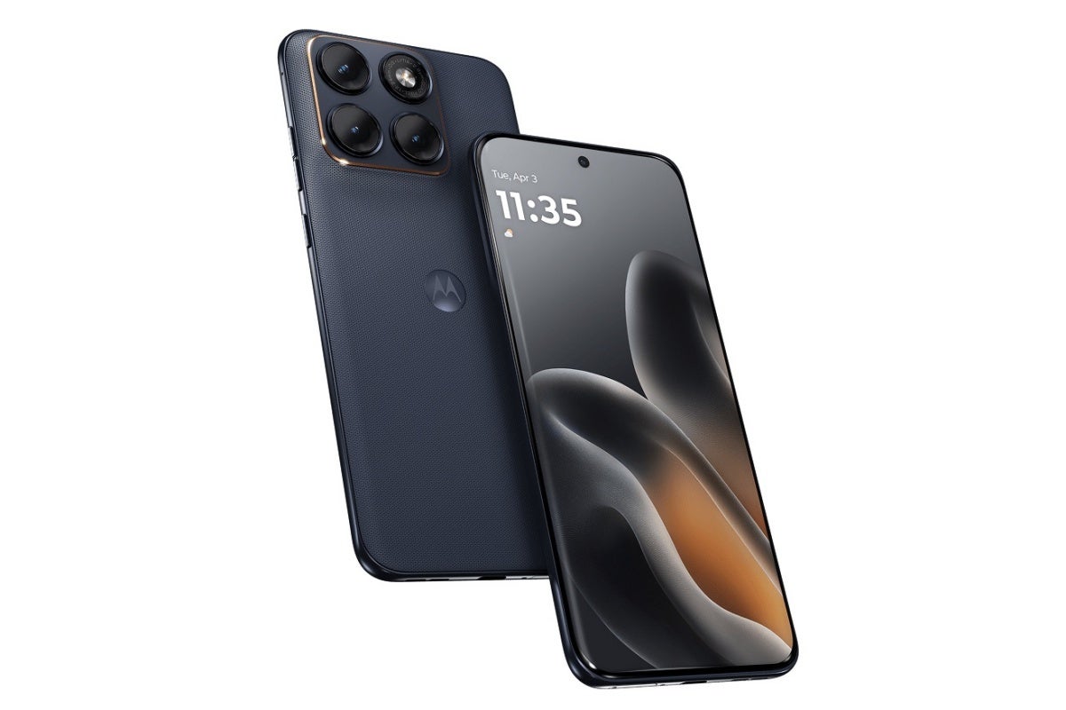 पैनटोन सिल्हूट में आधिकारिक मोटोरोला एज 70 फ़्यूज़न छवि