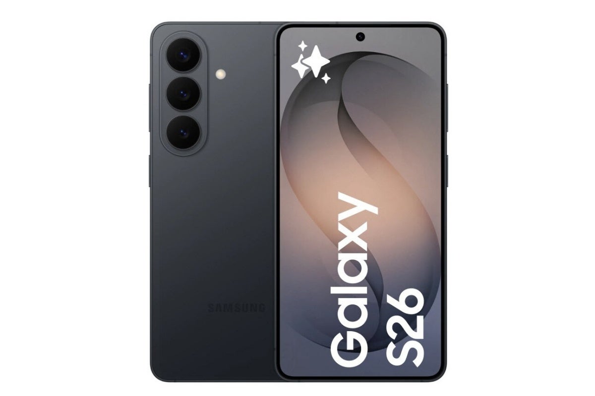 Leaked Samsung Galaxy S26 image in black