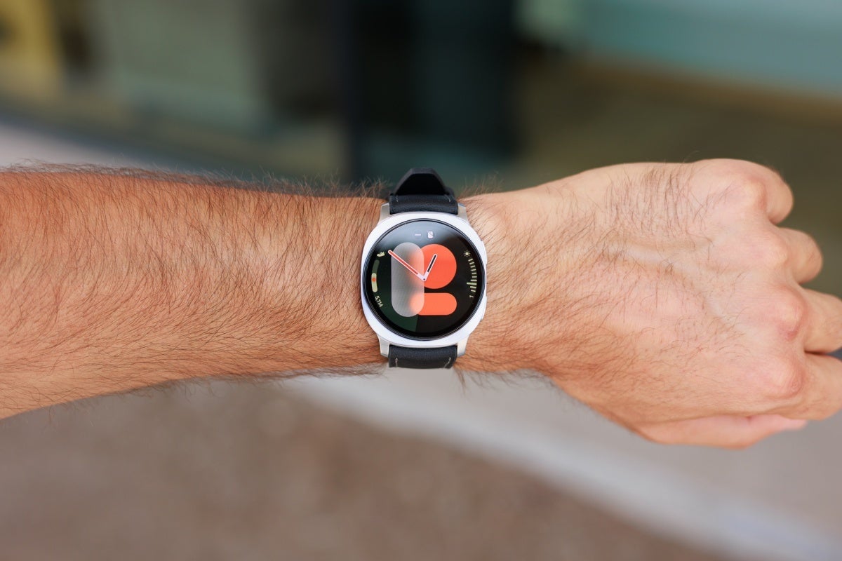 Samsung Galaxy Watch 8 on a user&amp;#039;s wrist