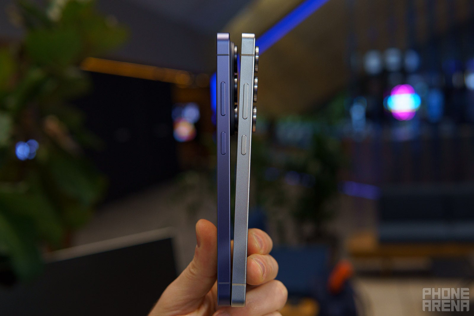 Galaxy S26 Ultra vs S25 Ultra - slimmer profile | Image by PhoneArena - Samsung Galaxy S26 Ultra hands-on: Surprisingly awesome