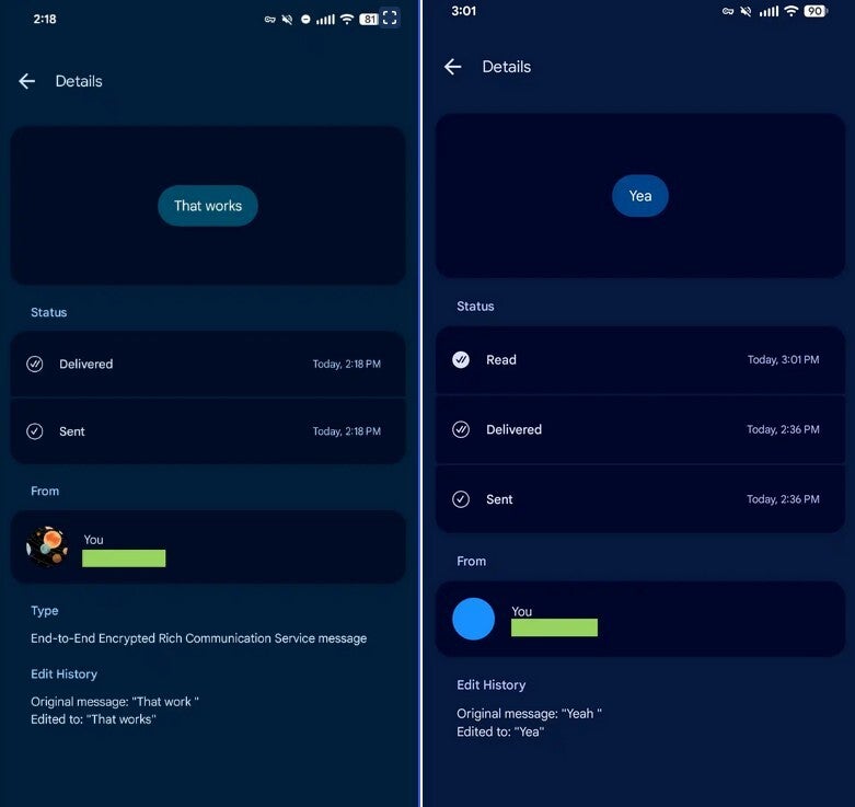 The new Details page for the Google Messages app. | Image by 9to5Google - Google Messages adds useful feature to the Details page